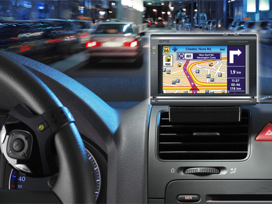 GPS navigace v automobilu